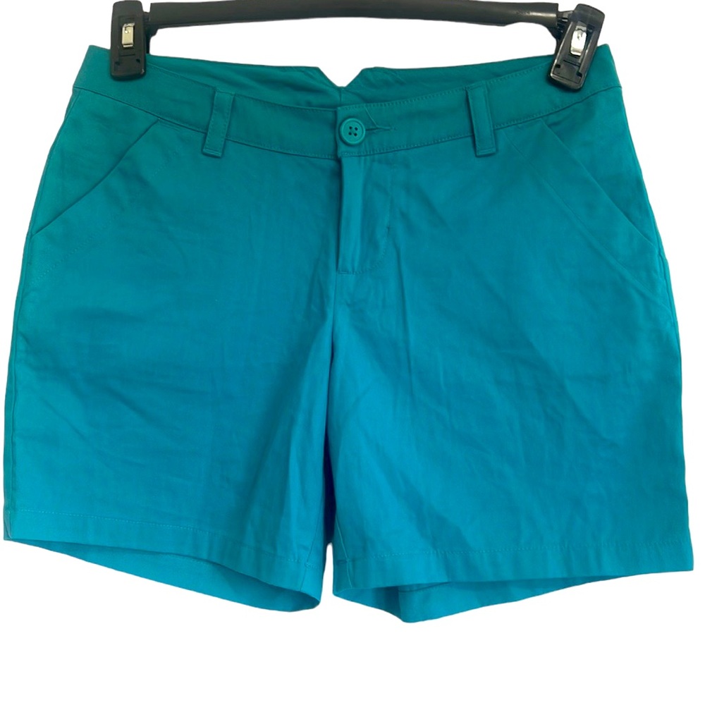 Columbia woman chino shorts size4,6 blue